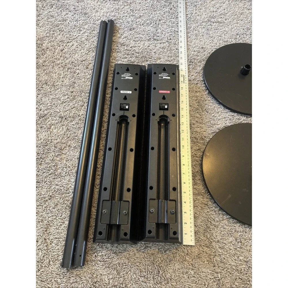 SONY SS-TS82 Left Right Front Speakers with Stands Home Theater Surround Sound
